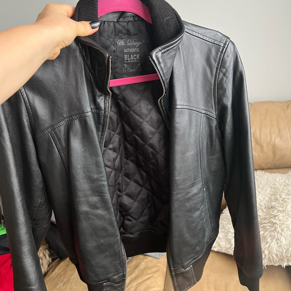 Leather jacket
